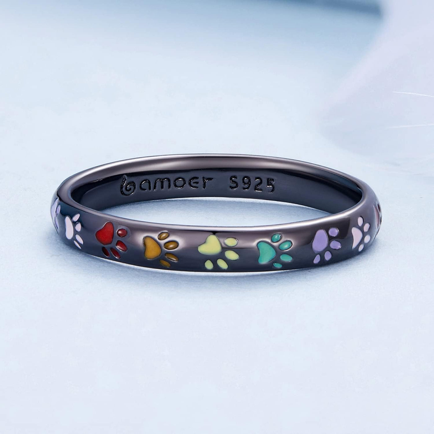 Eleganter Pfoten-Ring aus 925er Sterlingsilber von SENA