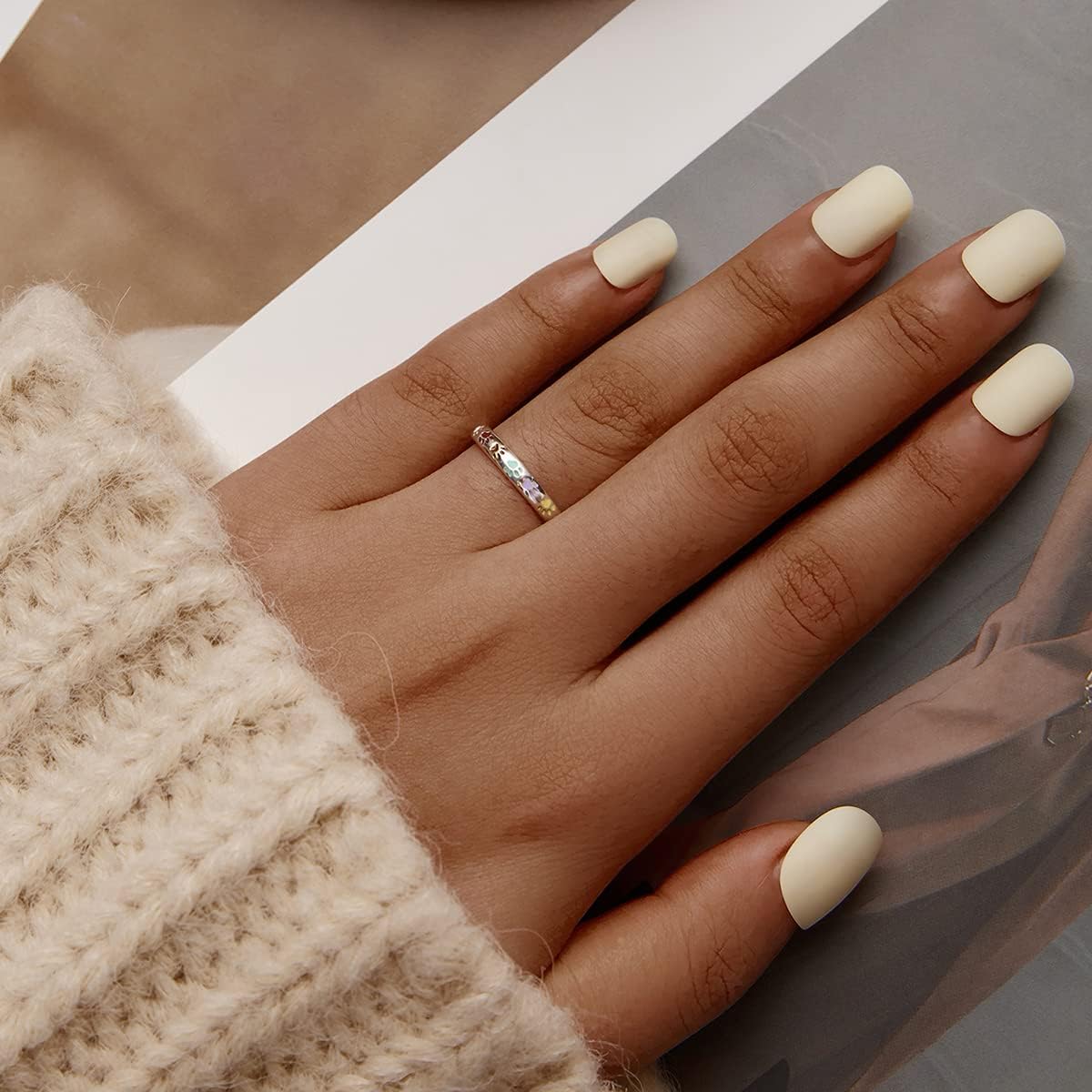 Eleganter Pfoten-Ring aus 925er Sterlingsilber von SENA