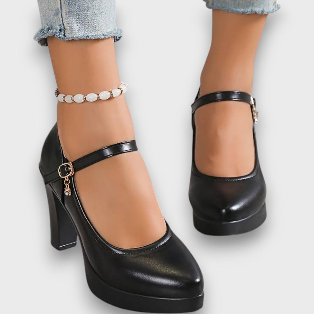 Elvira – Elegante High Heels mit Blockabsatz