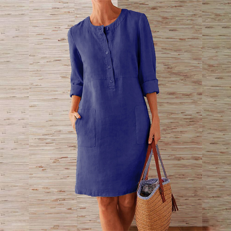 Tina - Stilvolles Damen Freizeit Kleid