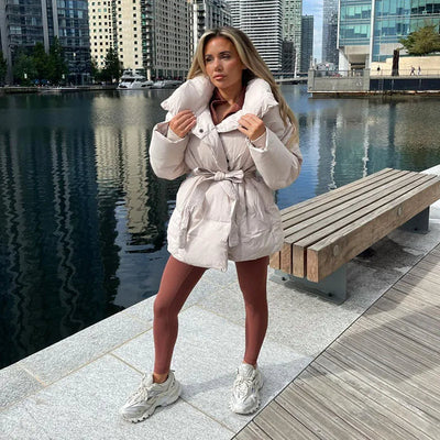 Tatiana® | Weicher Kaschmirmantel mit Gürtel