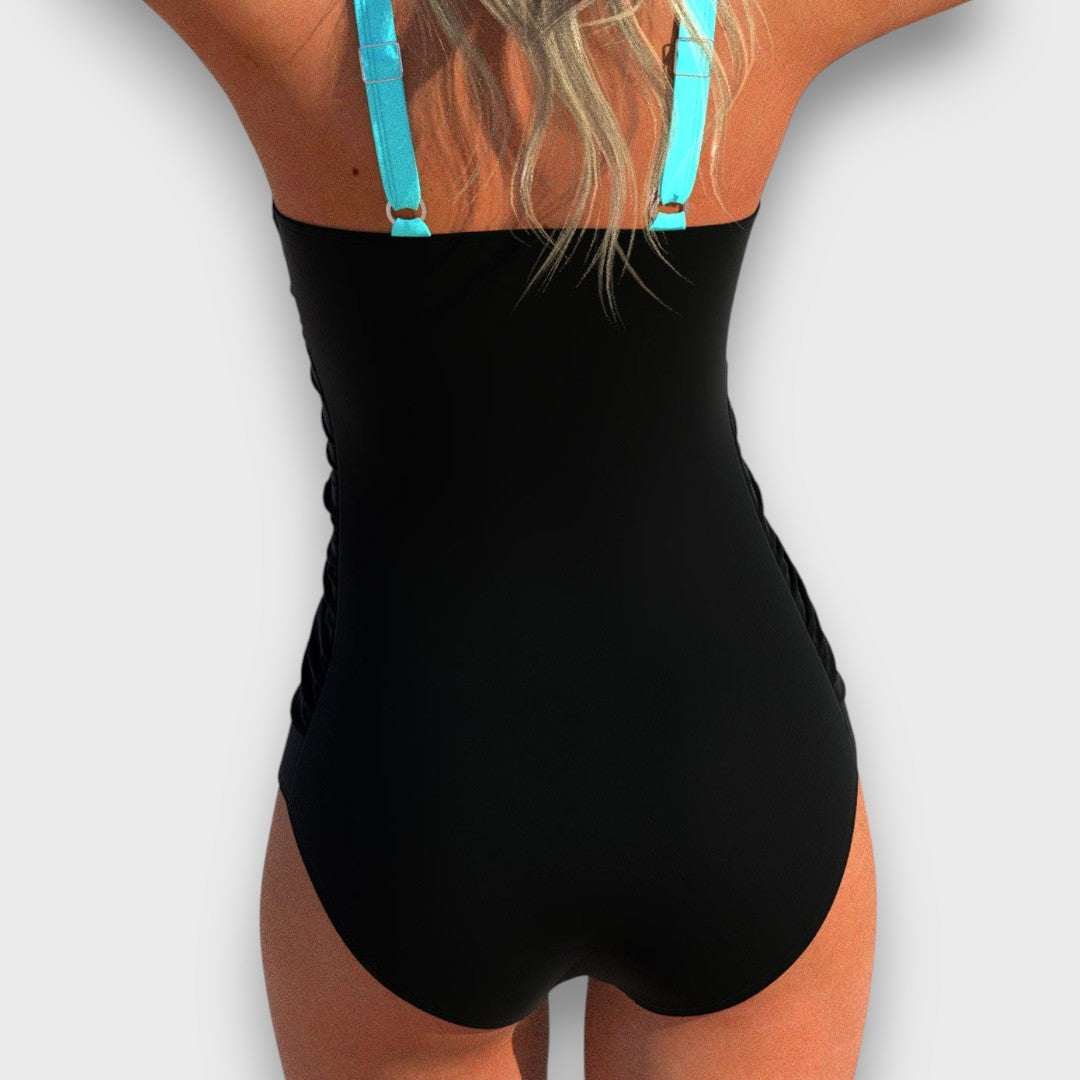 Olympe – Badeanzug mit plissierter Silhouette