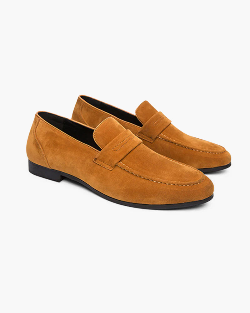 Julian | Old Money Casual Business Wildleder Loafer für Männer