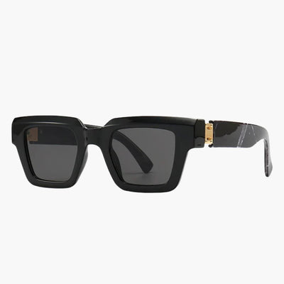 Damen Sonnenbrille mit eckigem Rahmen und UV400 Schutz