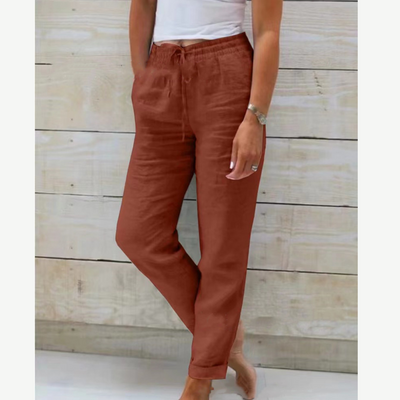 Zareen ™ |  Premium Atmungsaktive Stretch-Hosen aus Leine