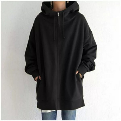 Elena® | Langes Kapuzen-Sweatshirt für Damen, warm