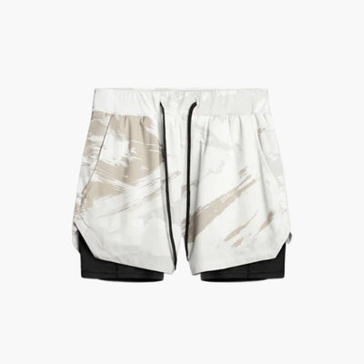 Herren Sportshorts mit Innenshorts und elastischem Bund