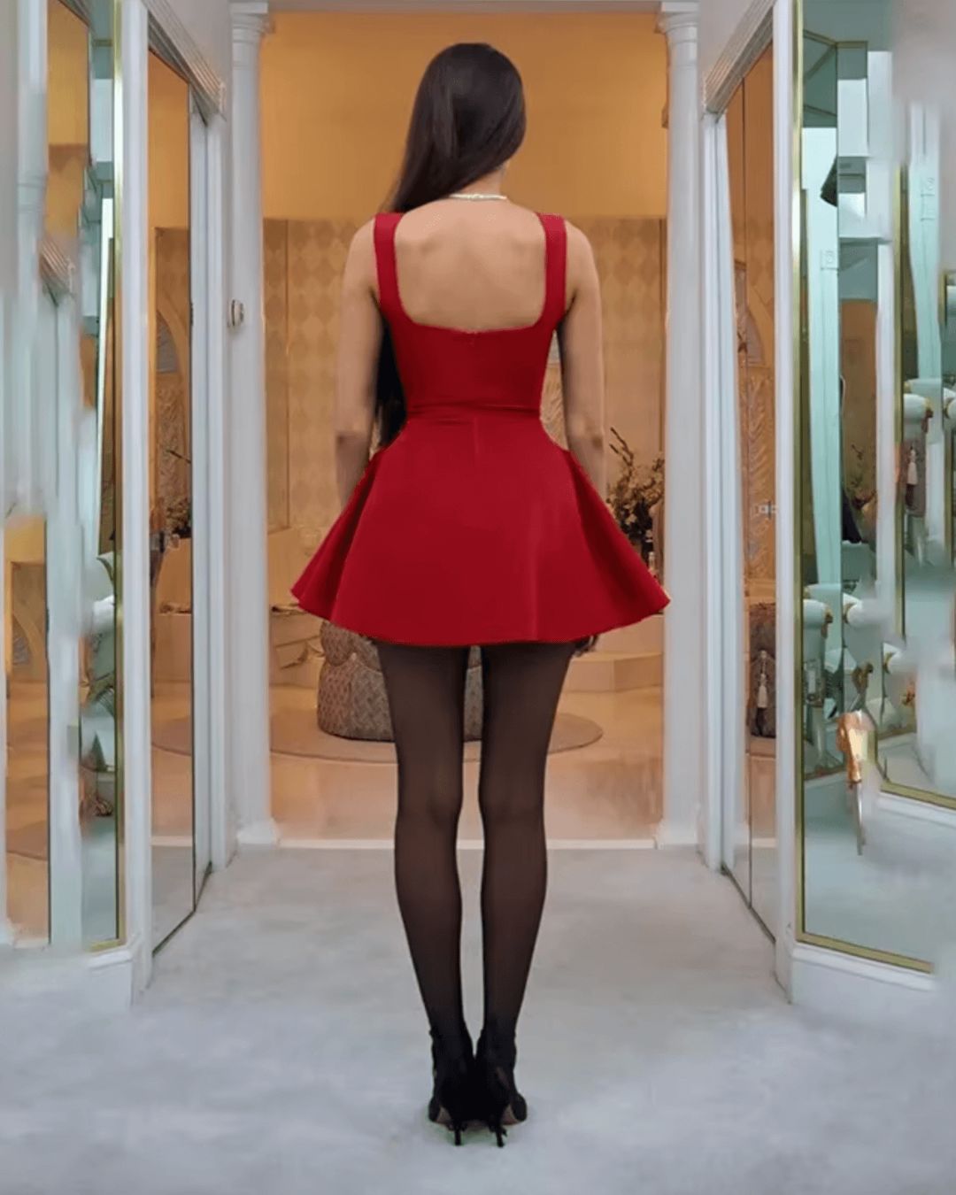 Hana® | Minikleid mit quadratischem Ausschnitt