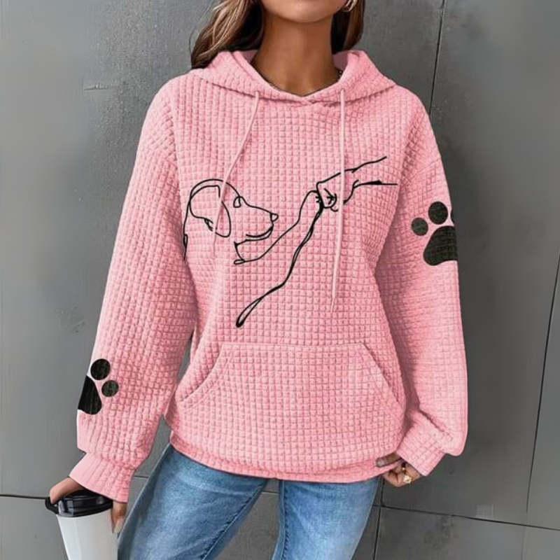 Damen Pullover | Kapuzenpullover mit Aufdruck