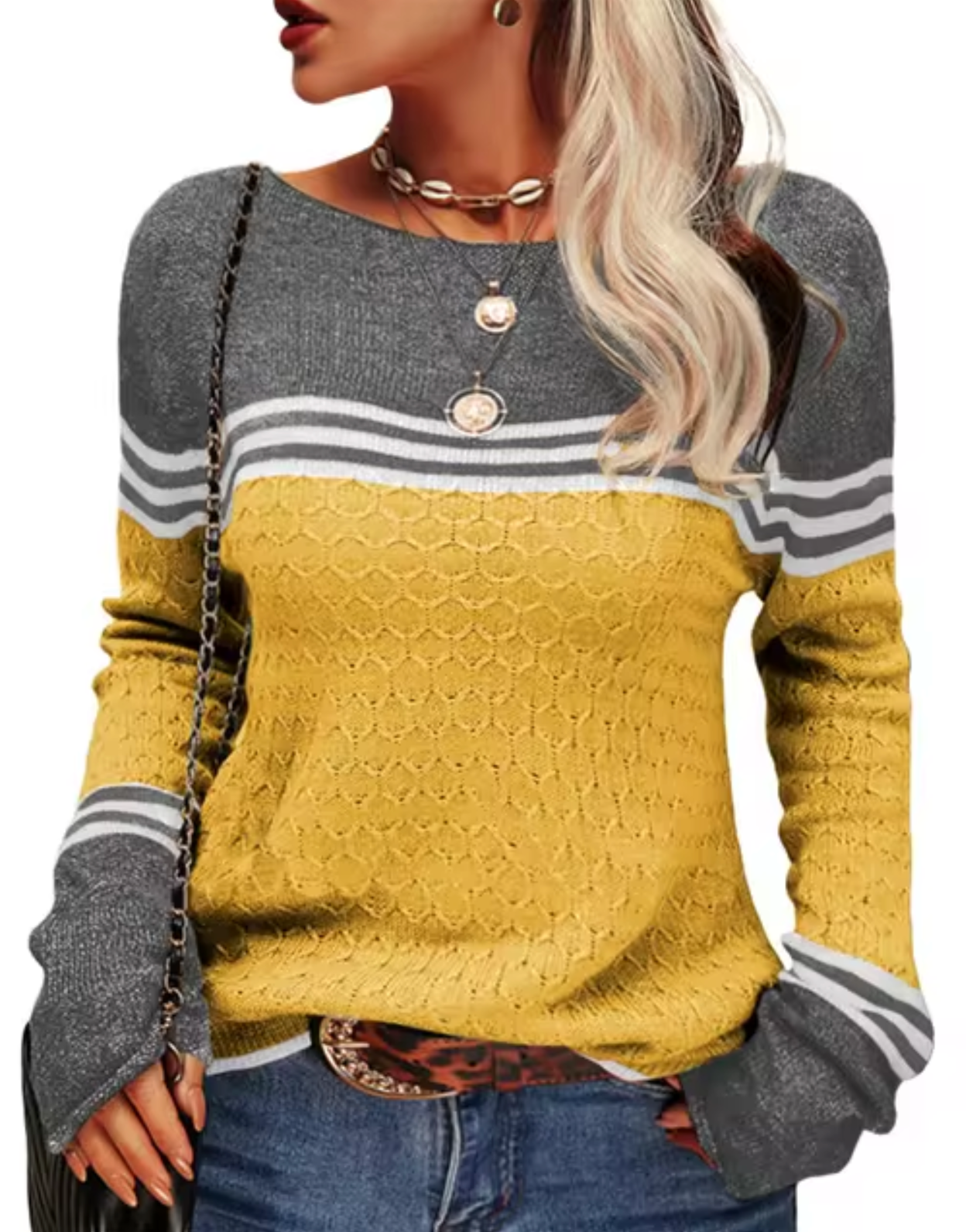 Rosie - schmal geschnittener strickpullover
