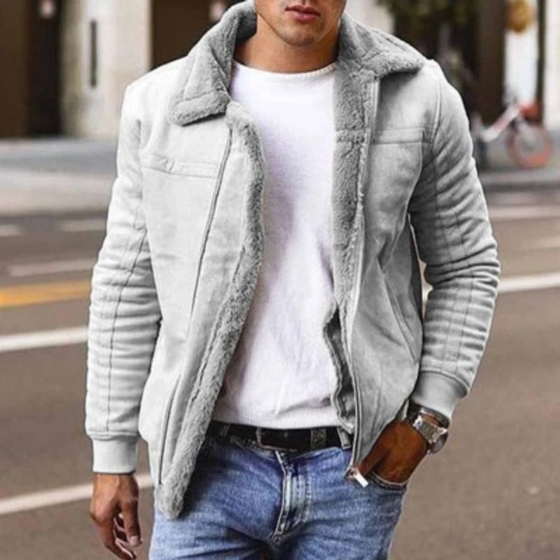 Herren Jahrgang Bomber Jacke | Warme