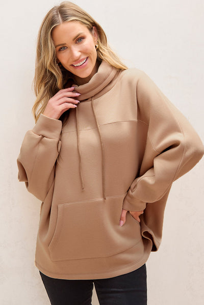 Keira® | Rollkragenpullover mit Kordelzug und Ärmeln