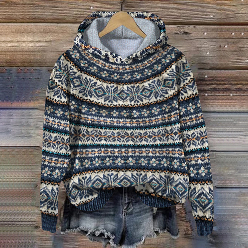 Tatiana® | Isländischer Strick-Hoodie