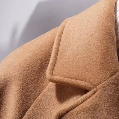 Delaney - stylische jacke mit modischem gürtel für damen