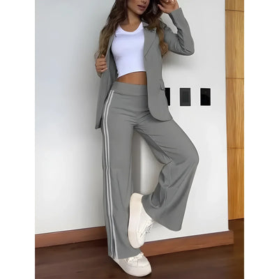 Berta® | Lässiges Blazer- und Pantaloni-Set