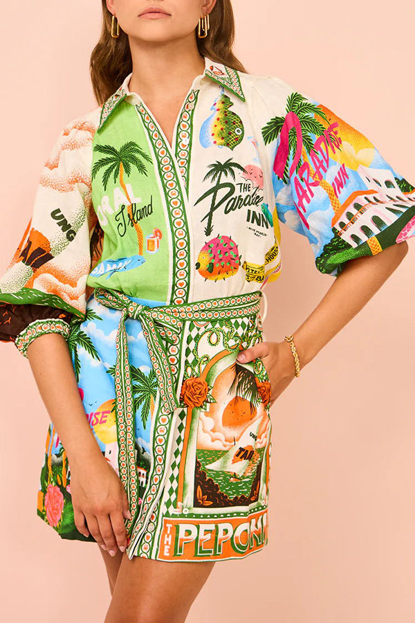 Kim™ - Sommer Hemdblusenkleid