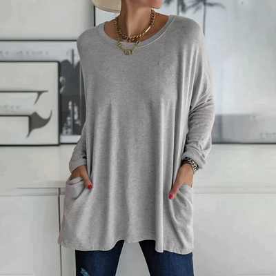 Pullover mit Fronttaschen für Damen