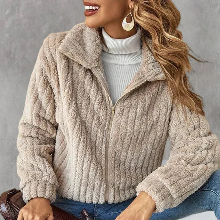 Dyana - gemütliche und stylische fleecejacke für damen