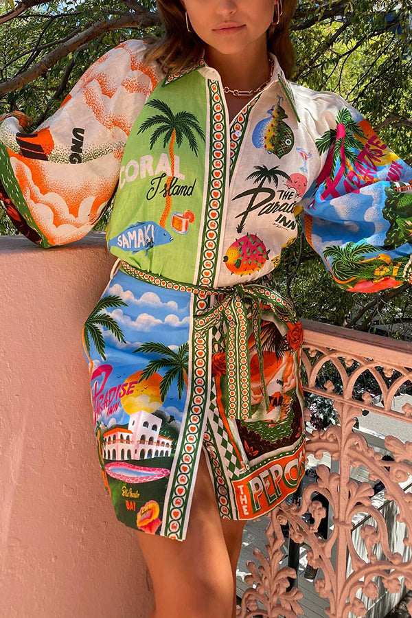 Kim™ - Sommer Hemdblusenkleid