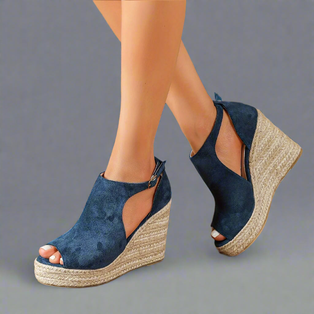 Marla | Comfort-Enhanced Stretch Sandals with Supportive Heel
