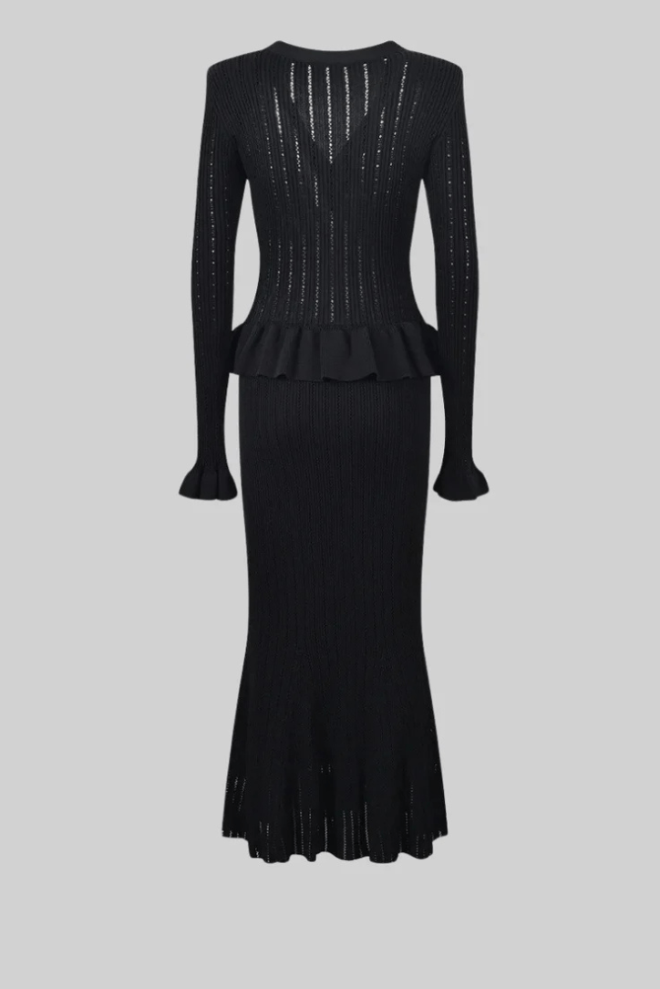 Victoria | Eleganter Strick-Zweiteiler – Klassische Eleganz für jeden Anlass