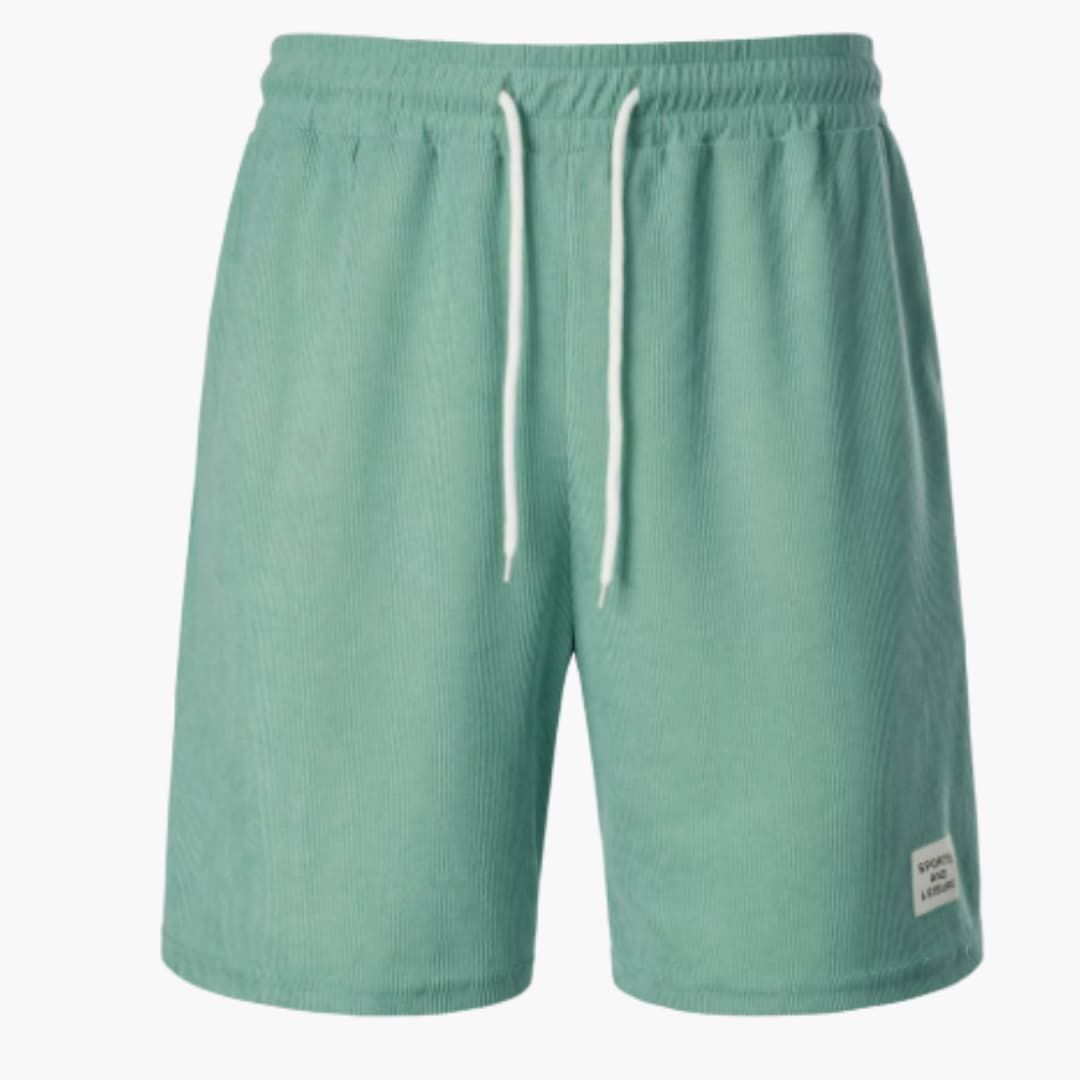 Herren Shorts aus Cord mit elastischem Bund für den Sommer
