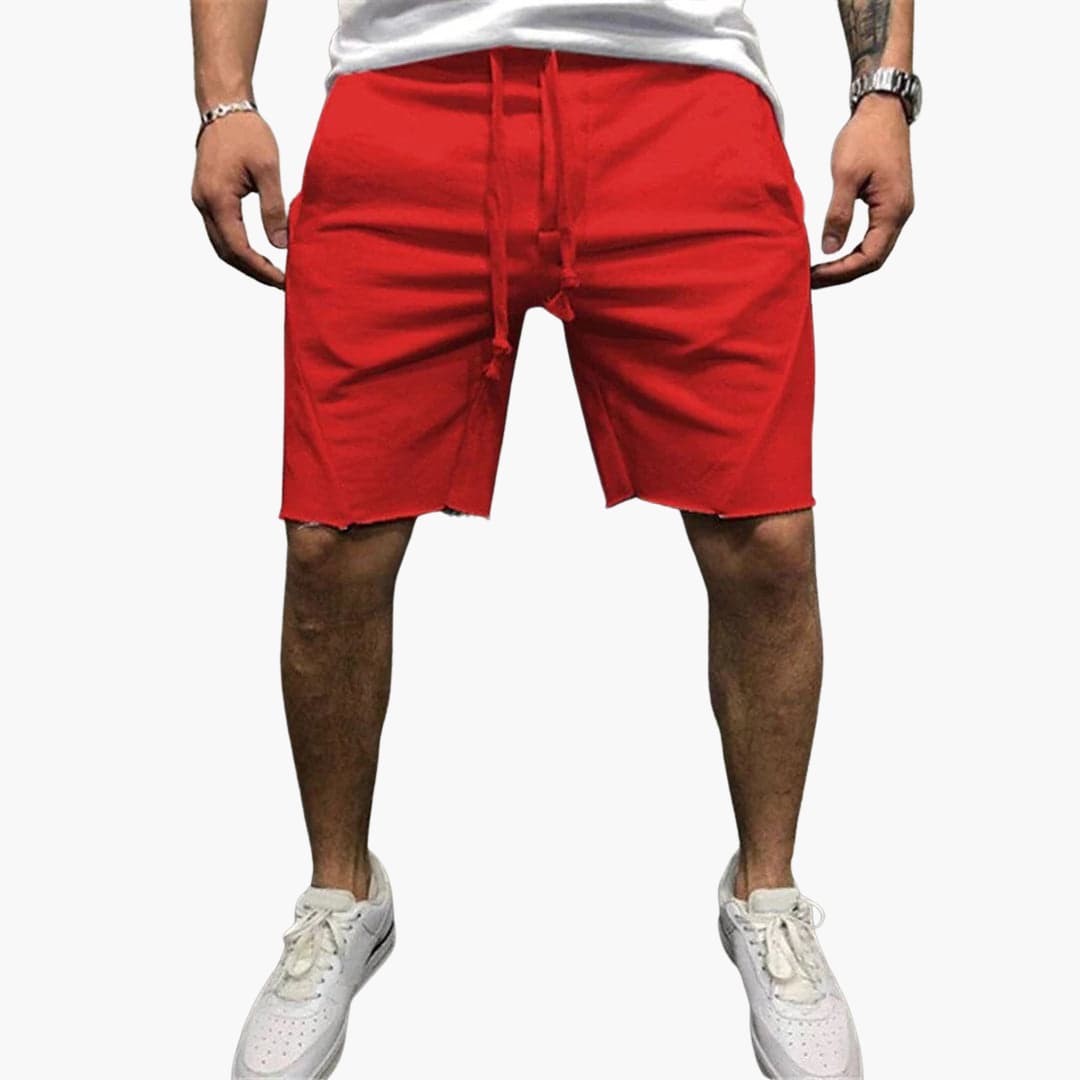 Herren Shorts knielang mit Kordelzug für den Sommer