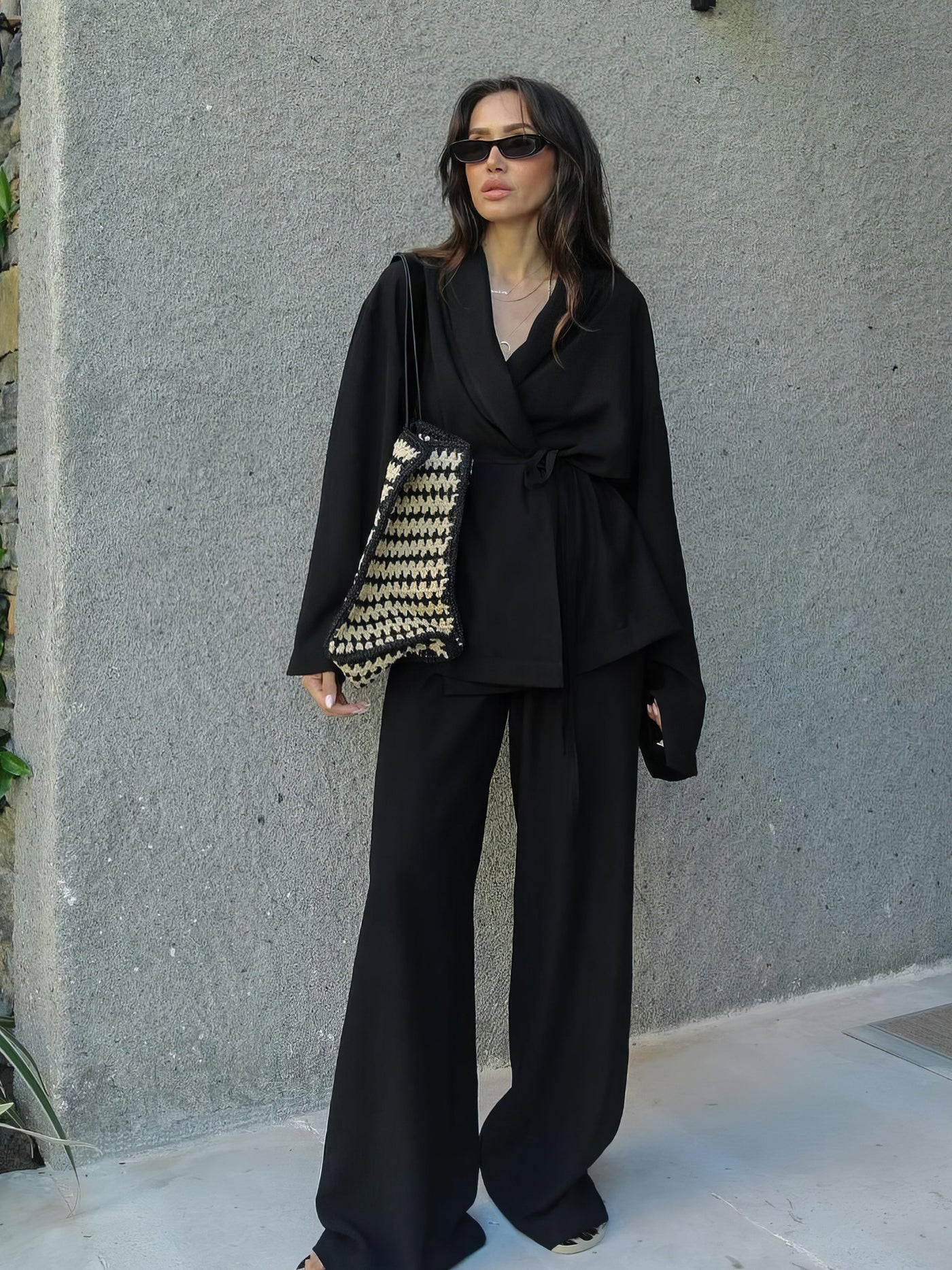 Gabriela® | Leinen-Kimono-Set