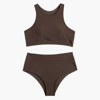 Sport-Bikini - Damen Bustier-Set für Schwimmen & Training