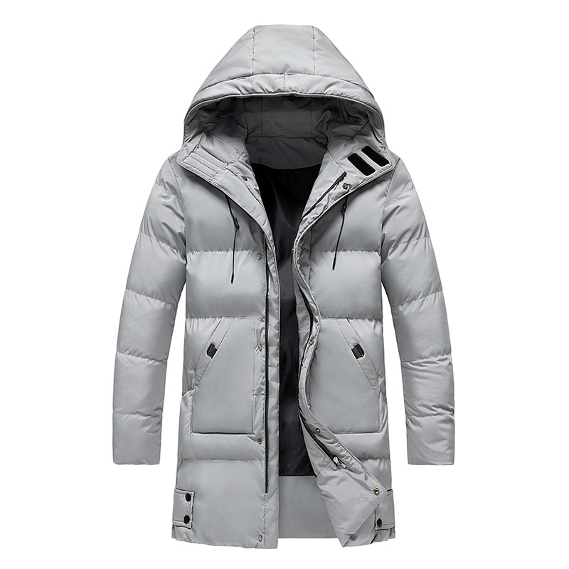 Herren Winterjacke | Gepolsterter Mantel Mit Kapuze