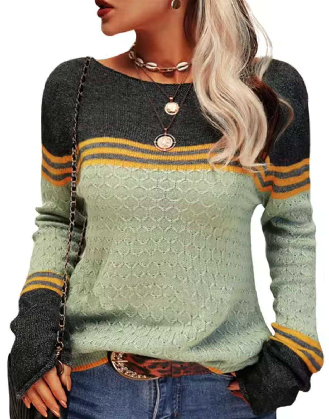 Rosie - schmal geschnittener strickpullover