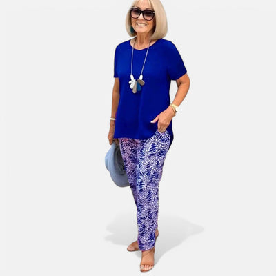 Emma | Bedrucktes Kurzarm-Top