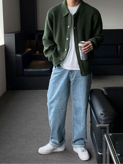 RAYDEN – DER SLIM-FIT-CARDIGAN IM STREETWEAR-LOOK FÜR MODERNE MÄNNER