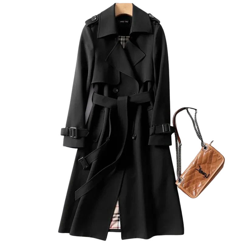Ann Eleganter Winter-Trenchcoat
