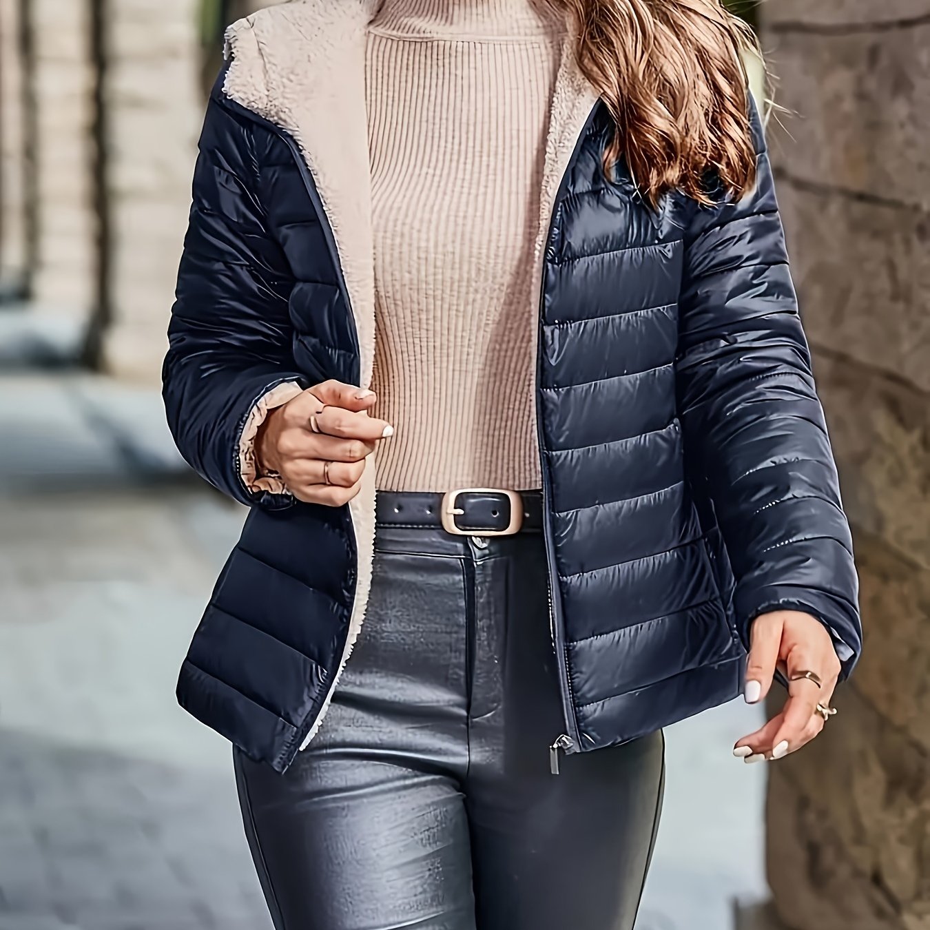 Marina® | Warme Tallalasse-Kapuzenjacke