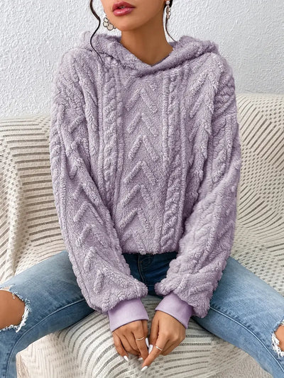 Teresa® | Strukturierter Fleece-Hoodie