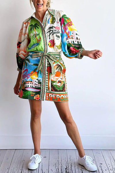 Kim™ - Sommer Hemdblusenkleid