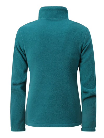 Fleecejacke Damen Mit Stehkragen | Reißverschluss Sportjacke Outdoor