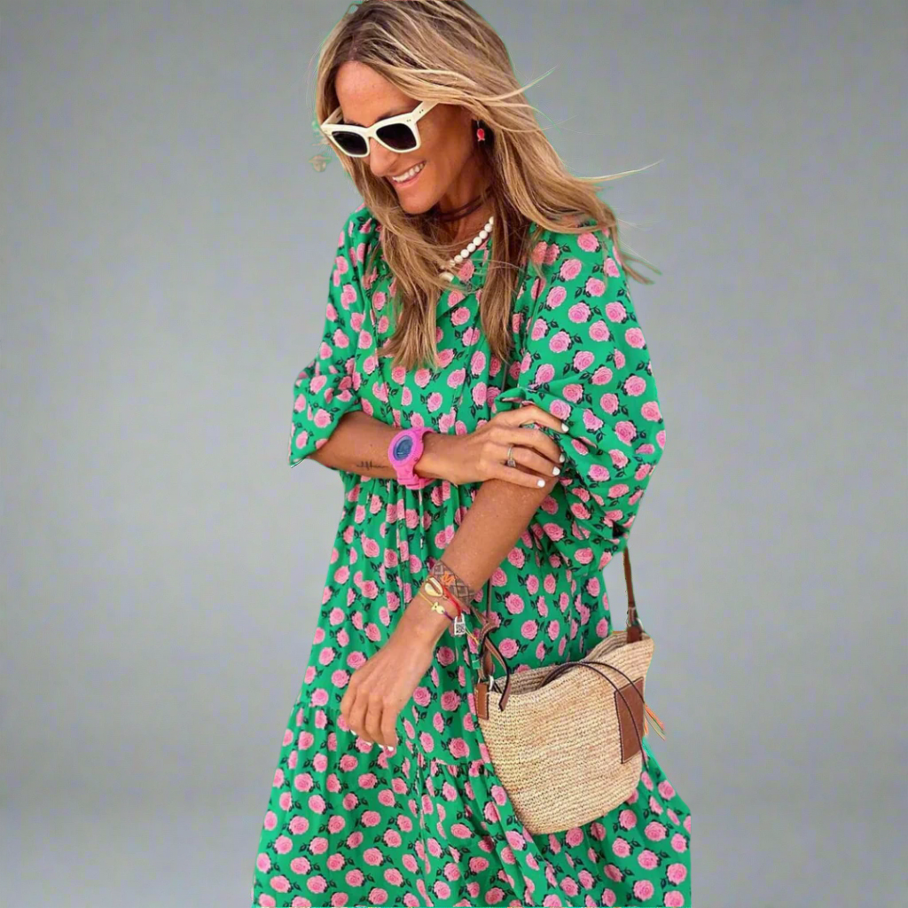 Paldruna | Elegantes Maxikleid mit bequemer Passform