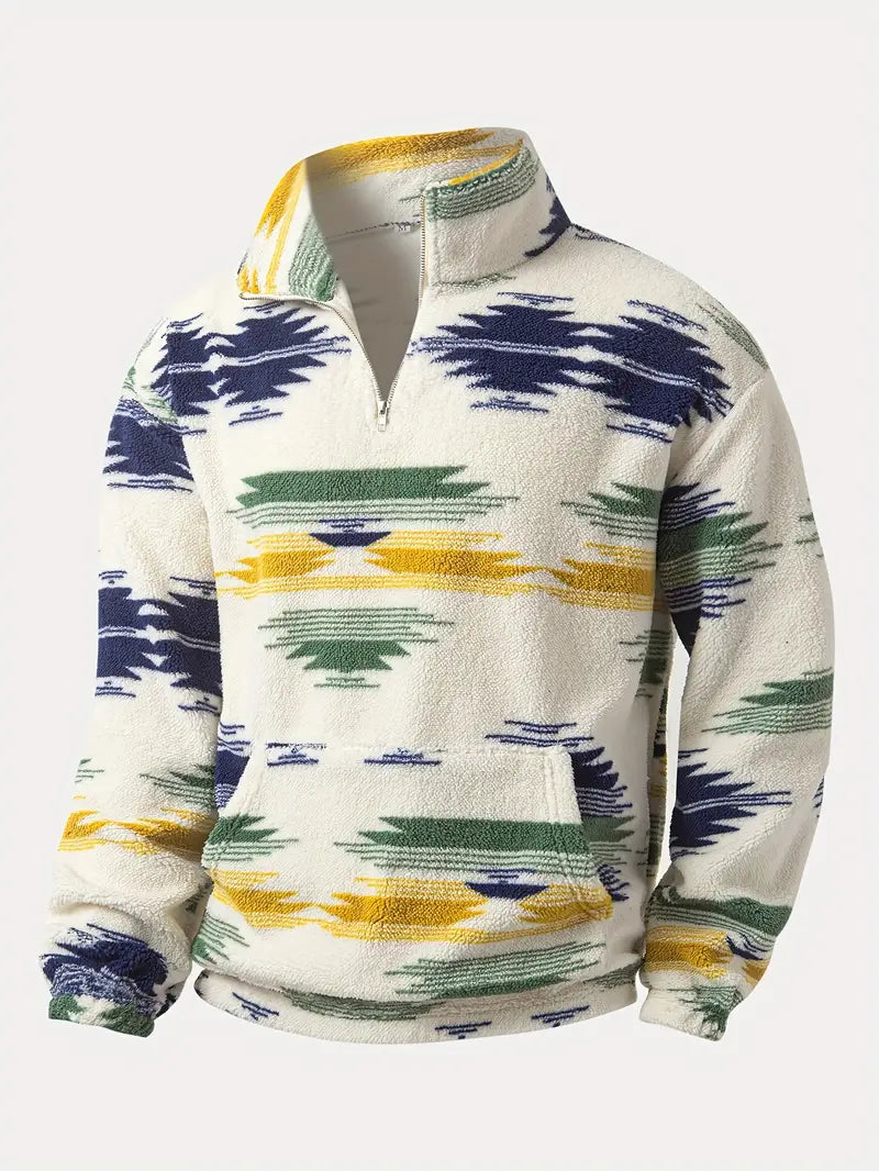 Clinton – Sweatshirt Mit Halbem Reißverschluss Und Stehkragen