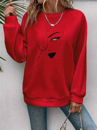 Claire® | Pullover mit Gesichtsaufdruck