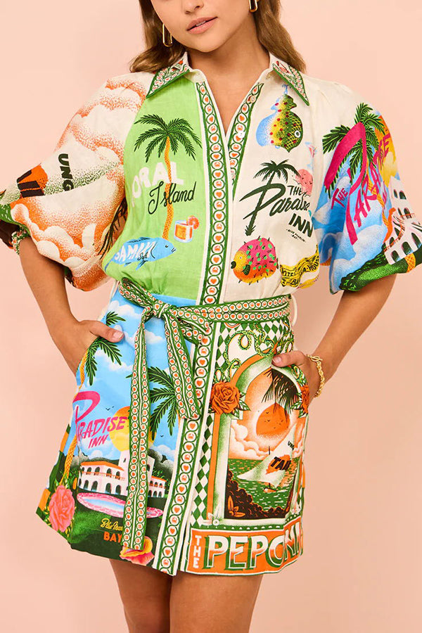 Kim™ - Sommer Hemdblusenkleid