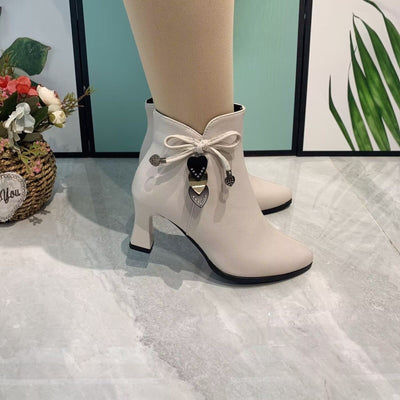 Zenaida® | Wildlederstiefeletten mit Schleife