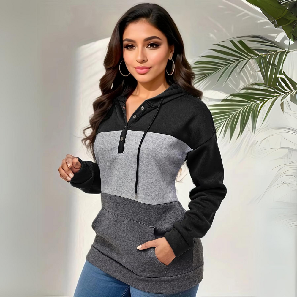 Jennifer® | Sudaderas Süßes Sweatshirt Schwarz