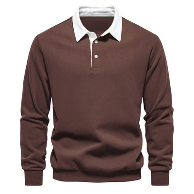 Randall | Lässiger Pullover mit Kragen
