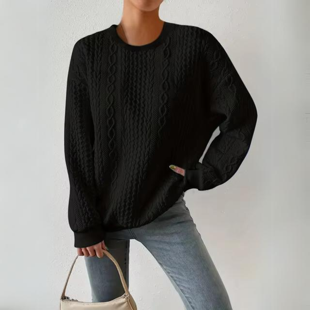Juana® | Lässiges Sweatshirt mit rundem Ausschnitt