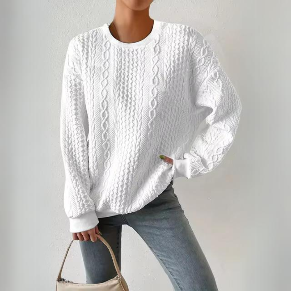 Juana® | Lässiges Sweatshirt mit rundem Ausschnitt