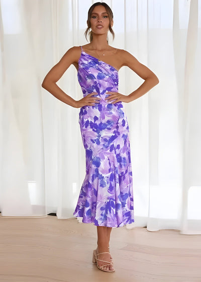 Eveline – Ein-Schulter Sommerkleid