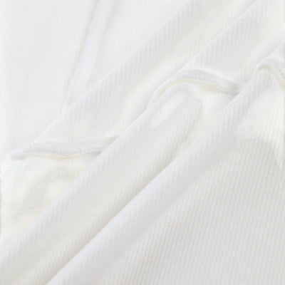 Clara – Geripptes Slim-Fit Langarmtop