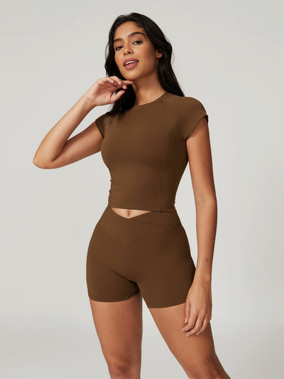 Damen Sportshirt aus recyceltem Material – Atmungsaktiv & Schnell trocknend